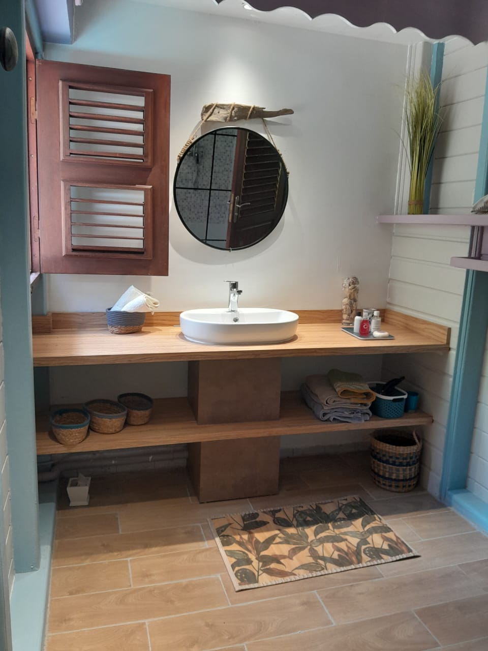 Salle de bain de l'Habitation Madame Rosalie